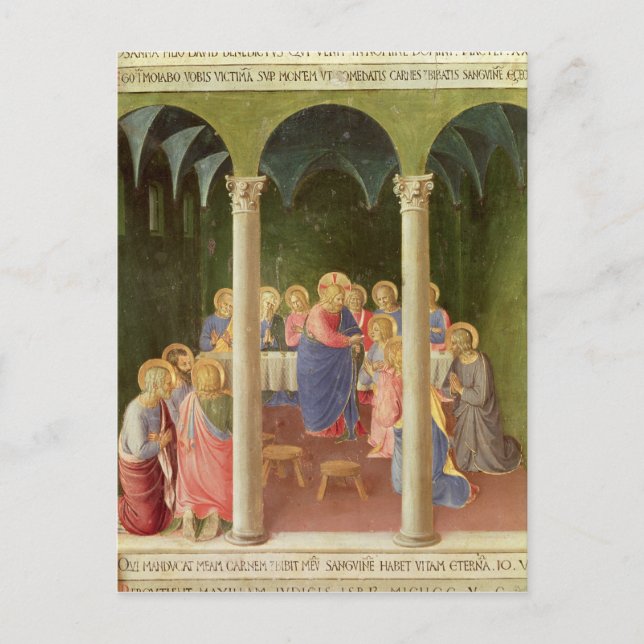 Communion of the Apostles, 1451-53 Postcard (Front)