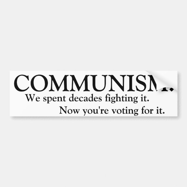 Communism Bumper Sticker (Front)
