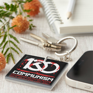 Communism, celebrating 100 million deaths key ring