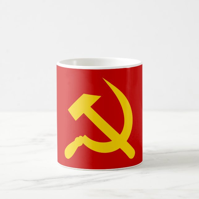 Communism hammer and sickle coffee mug (Center)