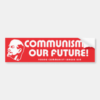 "Communism is our future!" YCLUSA Bumper Sticker