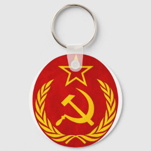 communism Russian symbol Key Ring