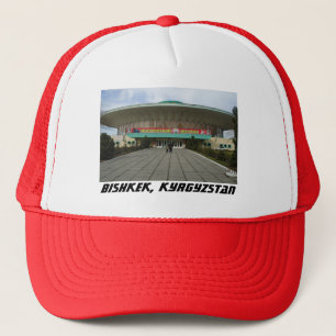 Communist Architecture, Bishkek, Kyrgyzstan Circus Trucker Hat