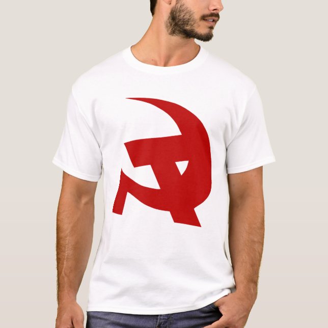 Communist DKP Style Hammer & Sickle T-Shirt (Front)