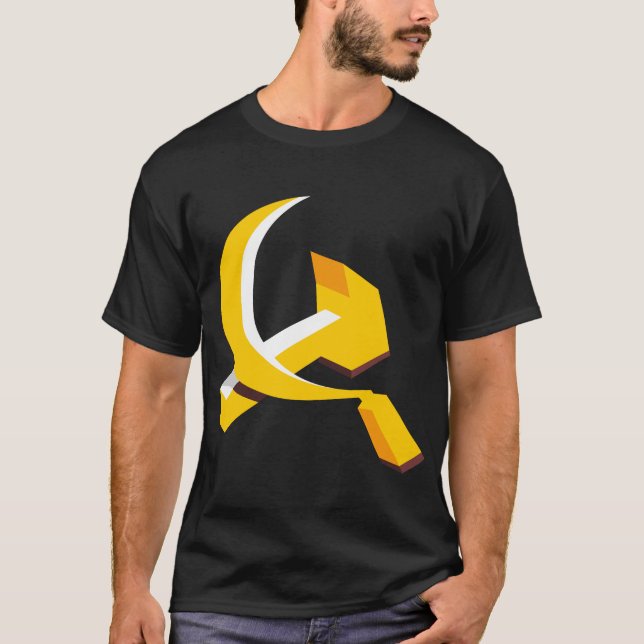  Communist Hammer and Sickle T-Shirt (Front)