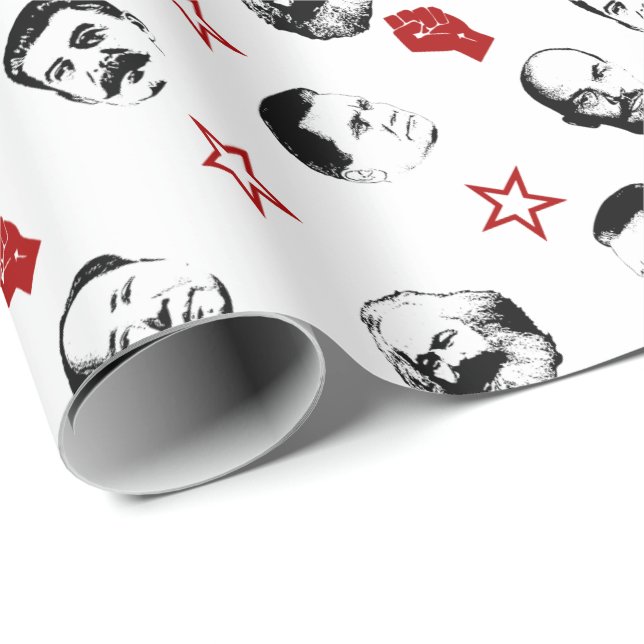 Communist Leaders Wrapping Paper (Roll Corner)