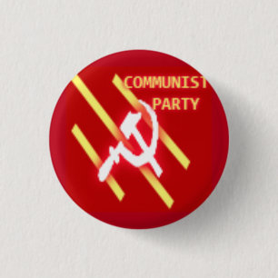 Communist Party Logo 3 Cm Round Badge