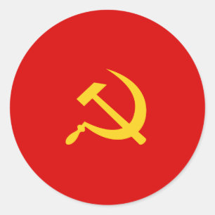 Communist Party Of Kampuchea, Colombia Political Classic Round Sticker