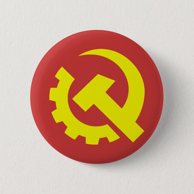 Communist Party USA Button (Front)