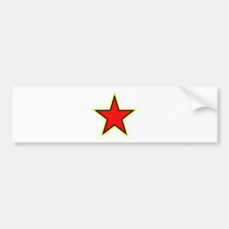 Communist Red Star Bumper Sticker