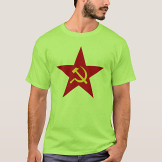 Communist Red Star (hammer & sickle) t-shirt