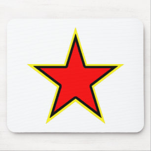 Communist Red Star Mouse Mat