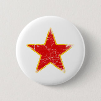 Communist Red Star Vintage 6 Cm Round Badge