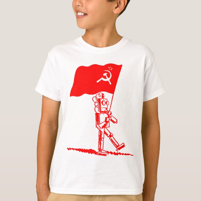 Communist Robot T-Shirt (Front)