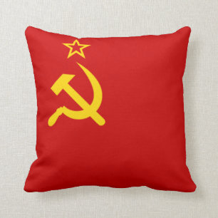 Communist Russia Flag USSR Cushion