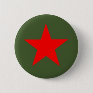 Communist Star 6 Cm Round Badge