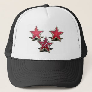 Communist stars trucker hat