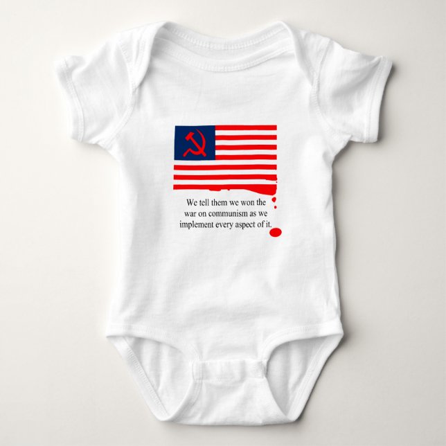 Communist States - Light Baby Bodysuit (Front)
