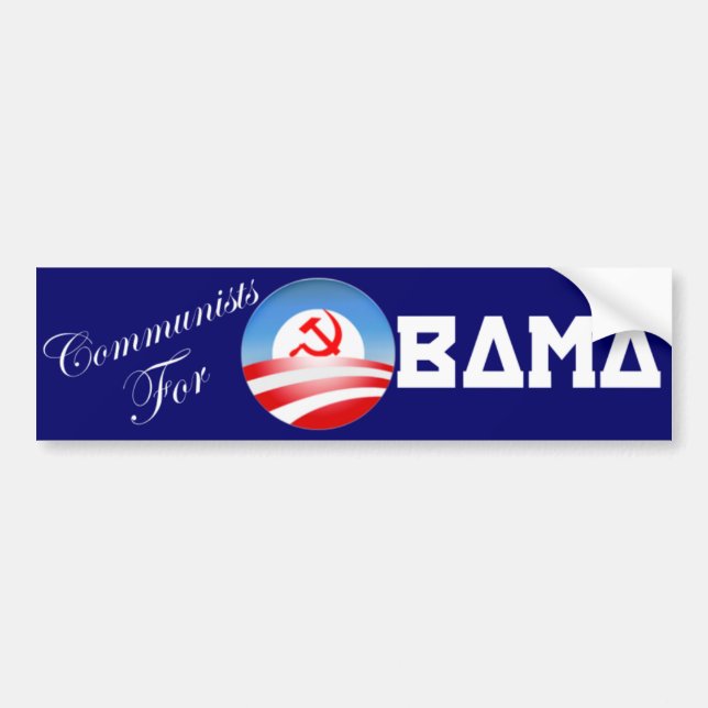 Communists for Obama Bumper Sticker (Front)