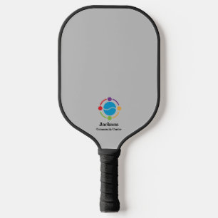 Community Centre or Business Logo Pickleball Paddle