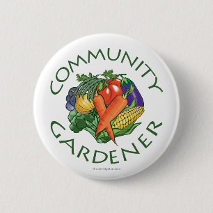 Community Gardening 6 Cm Round Badge