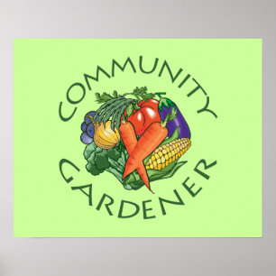 Community Gardening Poster