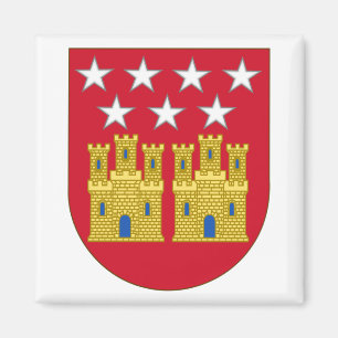 Community of Madrid Coat of Arms Magnet