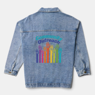 Community Outreach Services Program Helping Hands Denim Jacket