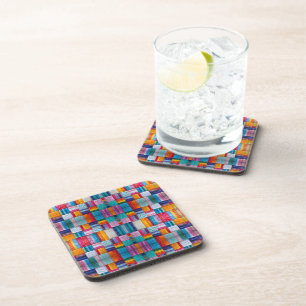 Community Quilt of Unity and Diversity Coaster