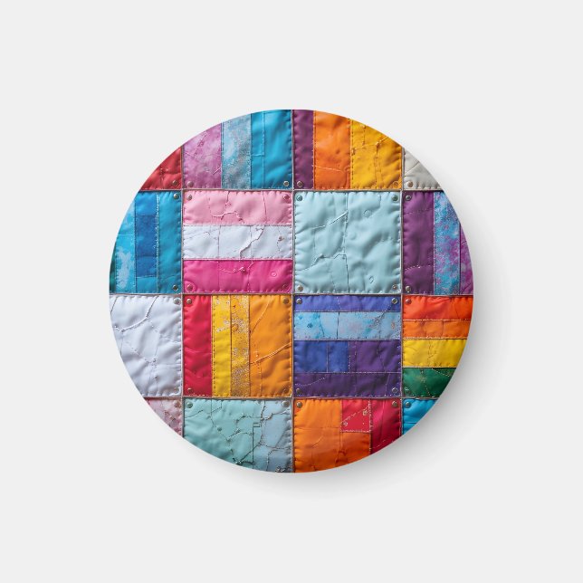 Community Quilt of Unity and Diversity Magnet (Front)