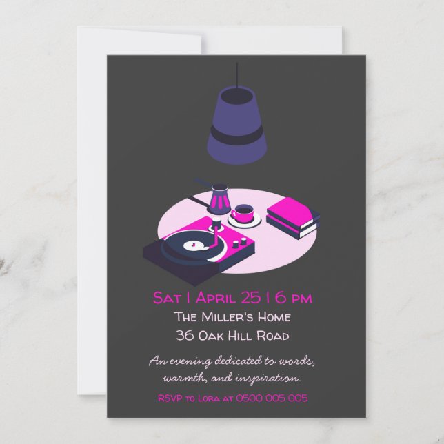 Community Reading Club Invitation (Front)