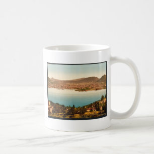 Como, general view, Como, Lake of, Italy vintage P Coffee Mug