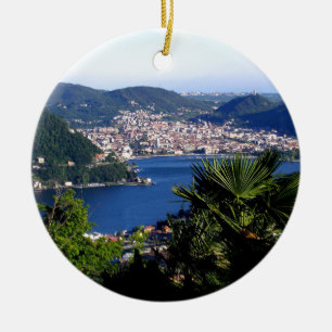 Como Lake 2 Ceramic Tree Decoration