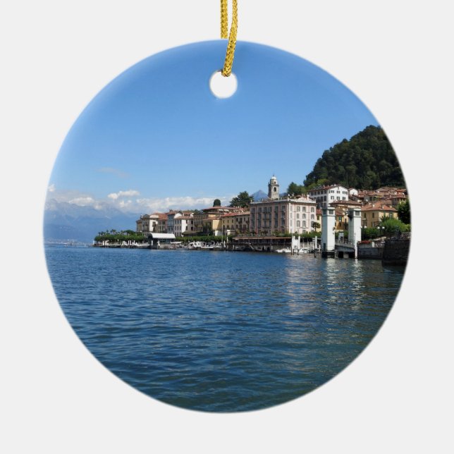 Como Lake 3 Ceramic Tree Decoration (Front)