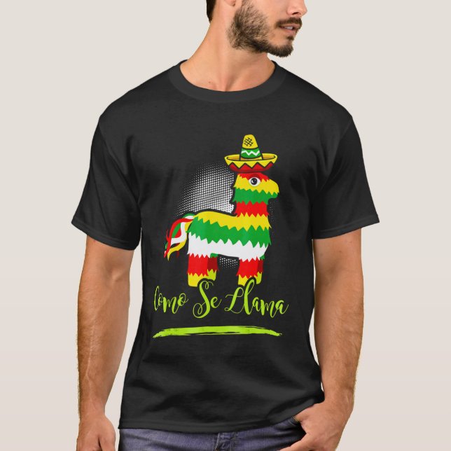 Como Se Llama  Cinco de Mayo Spanish Teacher Tee (Front)