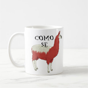 Como Se Llama Mug with llama image