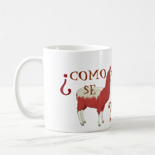 Como Se Llama Mug with Llama Image