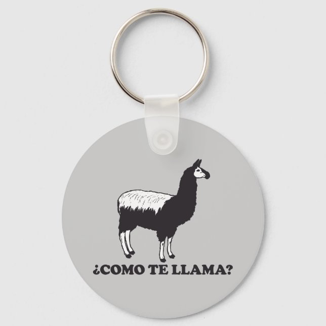 Como Te Llama Key Ring (Front)