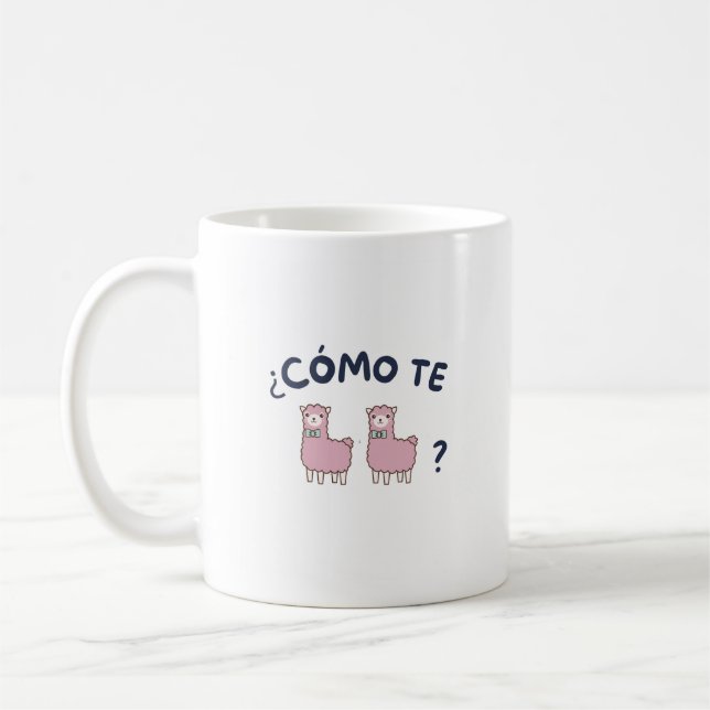 Cómo te llamas coffee mug (Left)
