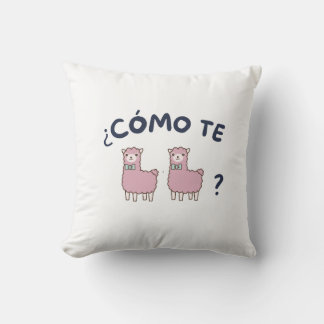 Cómo te llamas cushion