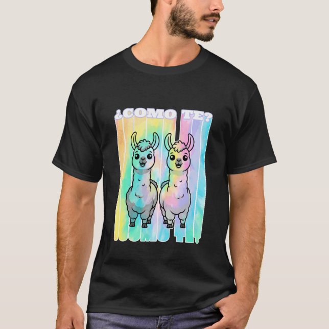Como te Llamas Funny Spanish Teacher Learner Men W T-Shirt (Front)