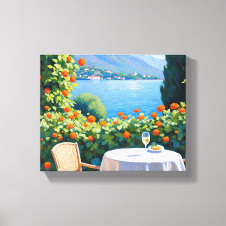 Como Terrace View Canvas Print