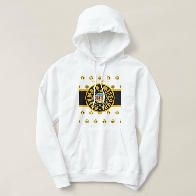 COMOCOU COLUMBIA, MO (COU) 2 HOODIE (Design Front)