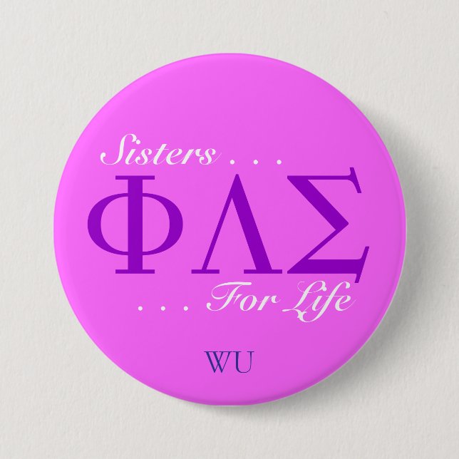 Comorada Sorority Pin (Front)