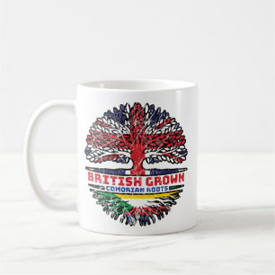 Comoros Comorian British UK Tree Roots Flag Coffee Mug