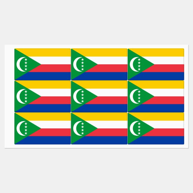 Comoros Flag (Sheet)