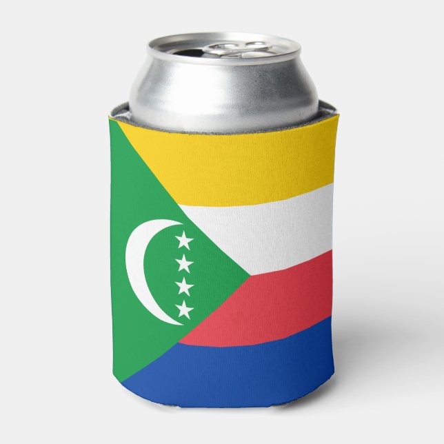 Comoros Flag Can Cooler (Can Front)