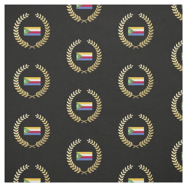 Comoros flag fabric (Swatch)