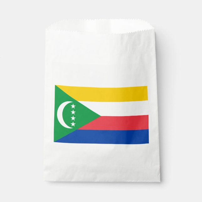 Comoros Flag Favour Bags (Front)