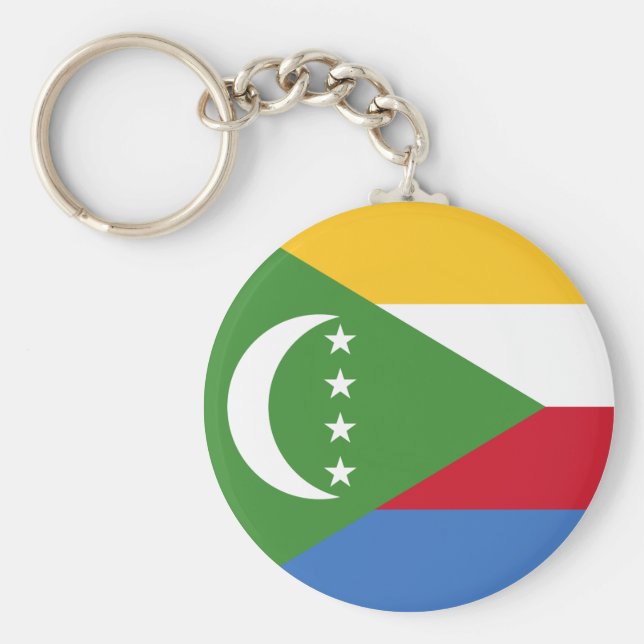 Comoros Flag Key Ring (Front)